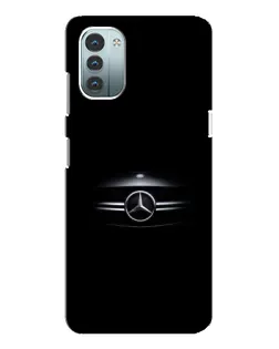 Чехол для Nokia G11 с картинкой «Mercedes — абстрактные линии»