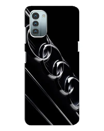 Чехол для Nokia G11 с картинкой «Audi — абстрактные кольца»