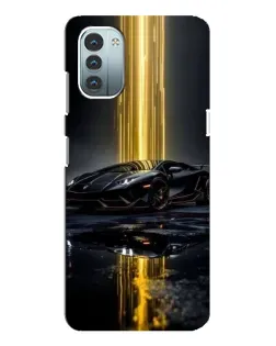 Чехол для Nokia G11 с картинкой «Ночной Lamborghini драйв»