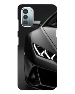 Чехол для Nokia G11 с картинкой «Lamborghini фары детализация»