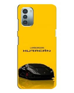 Чехол для Nokia G11 с картинкой «Lamborghini Huracan черный»