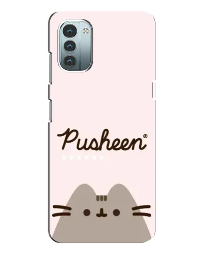 Чохол для Nokia G11 з картинкою «Pusheen логотип»