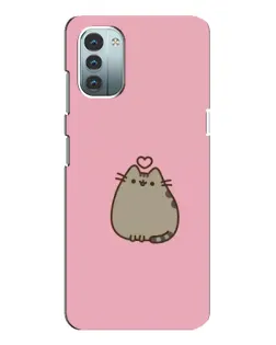 Чохол для Nokia G11 з картинкою «Pusheen серце» Чохол для Nokia G11 з картинкою «Pusheen серце»