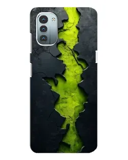 Чохол для Nokia G11 з картинкою «Салатовий розлом скелі» Чохол для Nokia G11 з картинкою «Салатовий розлом скелі»