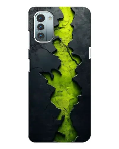 Чохол для Nokia G11 з картинкою «Салатовий розлом скелі» Чохол для Nokia G11 з картинкою «Салатовий розлом скелі»