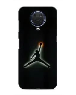 Чехол для Nokia G20 с картинкой «Jordan Gradient Logo»