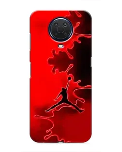 Чехол для Nokia G20 с картинкой «Jordan Red Smoke» Чехол для Nokia G20 с картинкой «Jordan Red Smoke»