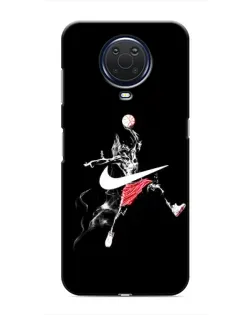 Чехол для Nokia G20 с картинкой «Jordan Jumpman» Чехол для Nokia G20 с картинкой «Jordan Jumpman»