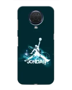 Чехол для Nokia G20 с картинкой «Jordan Blue Fire» Чехол для Nokia G20 с картинкой «Jordan Blue Fire»
