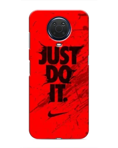 Чехол для Nokia G20 с картинкой «Nike Just Do It»