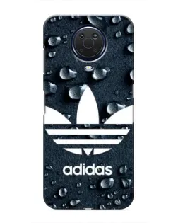 Чехол для Nokia G20 с картинкой «Adidas Trefoil Blue»