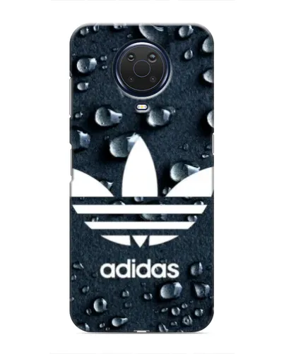 Чехол для Nokia G20 с картинкой «Adidas Trefoil Blue»