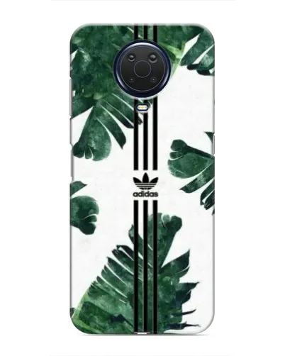 Чехол для Nokia G20 с картинкой «Пальмовые листья адидас»