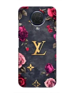Чехол для Nokia G20 с картинкой «Цветочный Louis Vuitton»