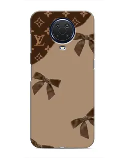 Чехол для Nokia G20 с картинкой «LV — кофейный атлас» Чехол для Nokia G20 с картинкой «LV — кофейный атлас»