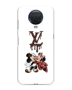 Чехол для Nokia G20 с картинкой «LV и Микки Маус» Чехол для Nokia G20 с картинкой «LV и Микки Маус»
