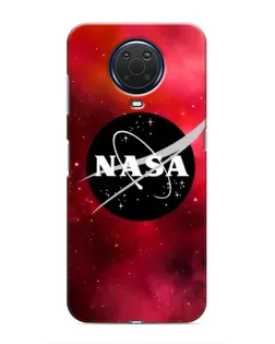 Чехол для Nokia G20 с картинкой «NASA — красная туманность»
