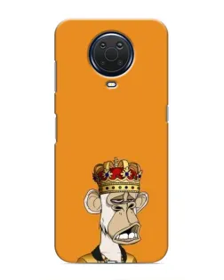 Чехол для Nokia G20 с картинкой «Золотая обезьяна Bored Ape»