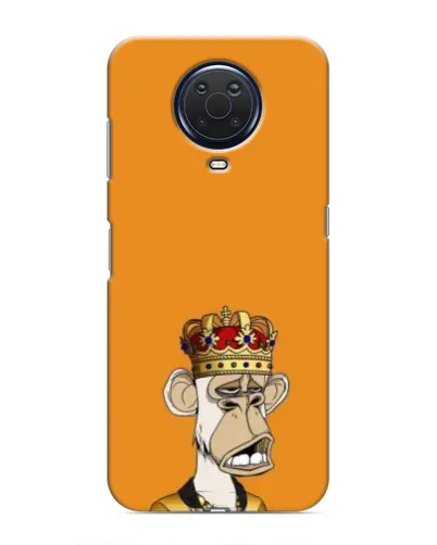 Чехол для Nokia G20 с картинкой «Золотая обезьяна Bored Ape»