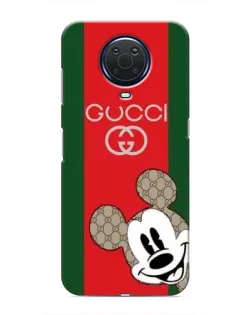 Чохол для Nokia G20 з картинкою «Gucci — смуги та Міккі»