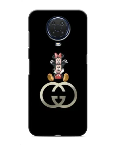 Чохол для Nokia G20 з картинкою «Мінні Маус на лого» Чохол для Nokia G20 з картинкою «Мінні Маус на лого»