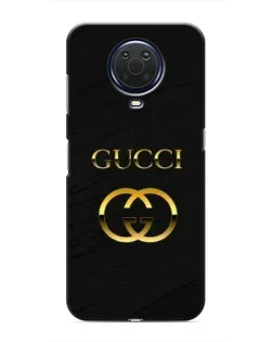 Чохол для Nokia G20 з картинкою «Золотий логотип Gucci»