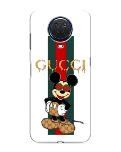Чохол для Nokia G20 з картинкою «Міккі Маус Gucci — смуги» Чохол для Nokia G20 з картинкою «Міккі Маус Gucci — смуги»