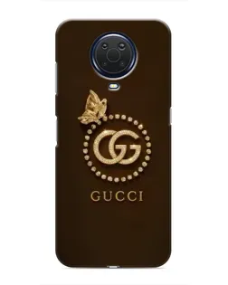 Чохол для Nokia G20 з картинкою «Gucci — золотий метелик»