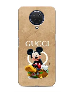 Чохол для Nokia G20 з картинкою «Міккі Маус Gucci — крафт»