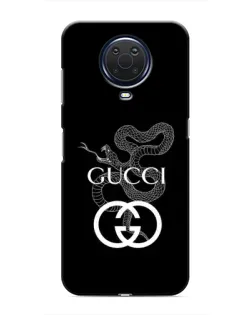 Чохол для Nokia G20 з картинкою «Gucci — срібна змія»