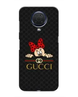 Чохол для Nokia G20 з картинкою «Мінні Маус Gucci — чорний»