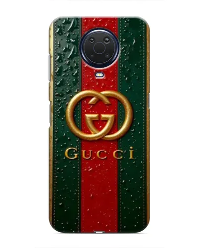 Чохол для Nokia G20 з картинкою «Gucci — фірмова смуга та золото» Чохол для Nokia G20 з картинкою «Gucci — фірмова смуга та золото»