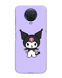 Чехол для Nokia G20 с картинкой «Kuromi — нежный фиолетовый»