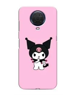 Чехол для Nokia G20 с картинкой «Kuromi — розовая нежность»