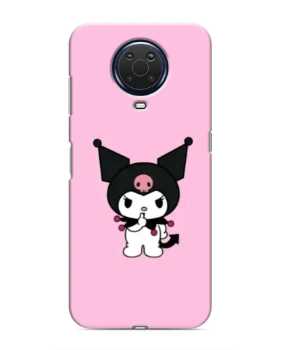 Чехол для Nokia G20 с картинкой «Kuromi — розовая нежность»