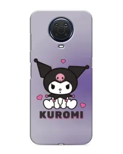 Чехол для Nokia G20 с картинкой «Kuromi — фиолетовый арт»