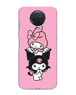 Чехол для Nokia G20 с картинкой «My Melody и Kuromi»