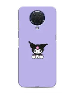 Чехол для Nokia G20 с картинкой «Kuromi — фиолетовый минимализм»