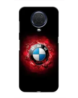 Чехол для Nokia G20 с картинкой «Логотип BMW — вспышка»