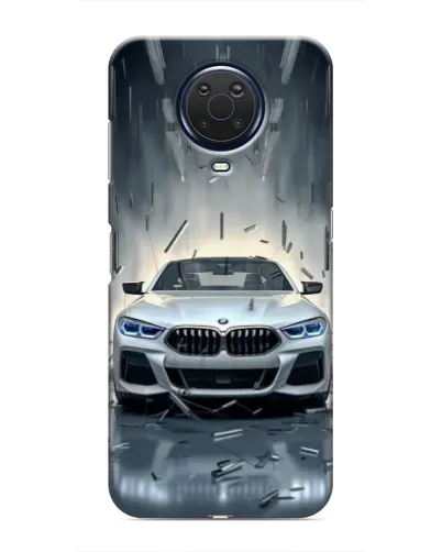 Чехол для Nokia G20 с картинкой «BMW в свете фар»