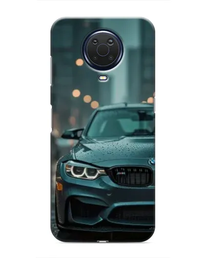 Чехол для Nokia G20 с картинкой «BMW в огнях города»