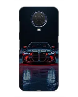Чехол для Nokia G20 с картинкой «BMW на мокрой дороге»
