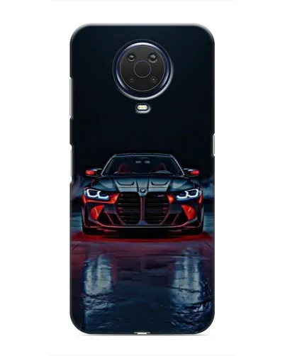 Чехол для Nokia G20 с картинкой «BMW на мокрой дороге»