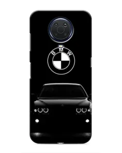 Чехол для Nokia G20 с картинкой «BMW — взгляд из темноты»