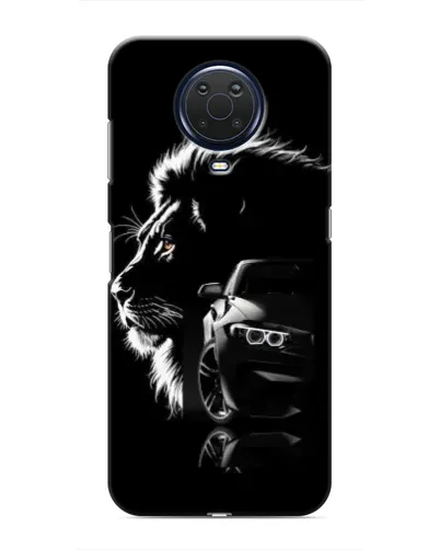 Чехол для Nokia G20 с картинкой «BMW и лев»