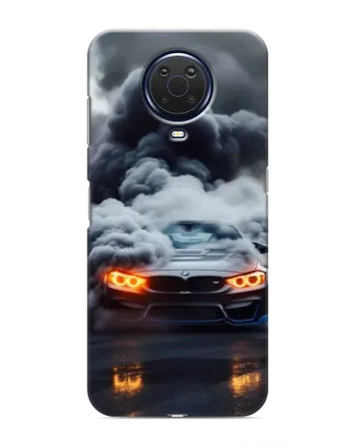 Чехол для Nokia G20 с картинкой «BMW в дыму»