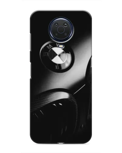Чехол для Nokia G20 с картинкой «Эмблема BMW — макро»