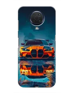 Чехол для Nokia G20 с картинкой «BMW — золотая эмблема»