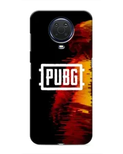 Чехол для Nokia G20 с картинкой «Яркий логотип PUBG»