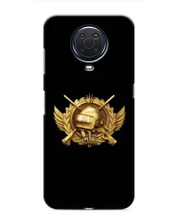 Чехол для Nokia G20 с картинкой «PUBG — оранжевый градиент» Чехол для Nokia G20 с картинкой «PUBG — оранжевый градиент»